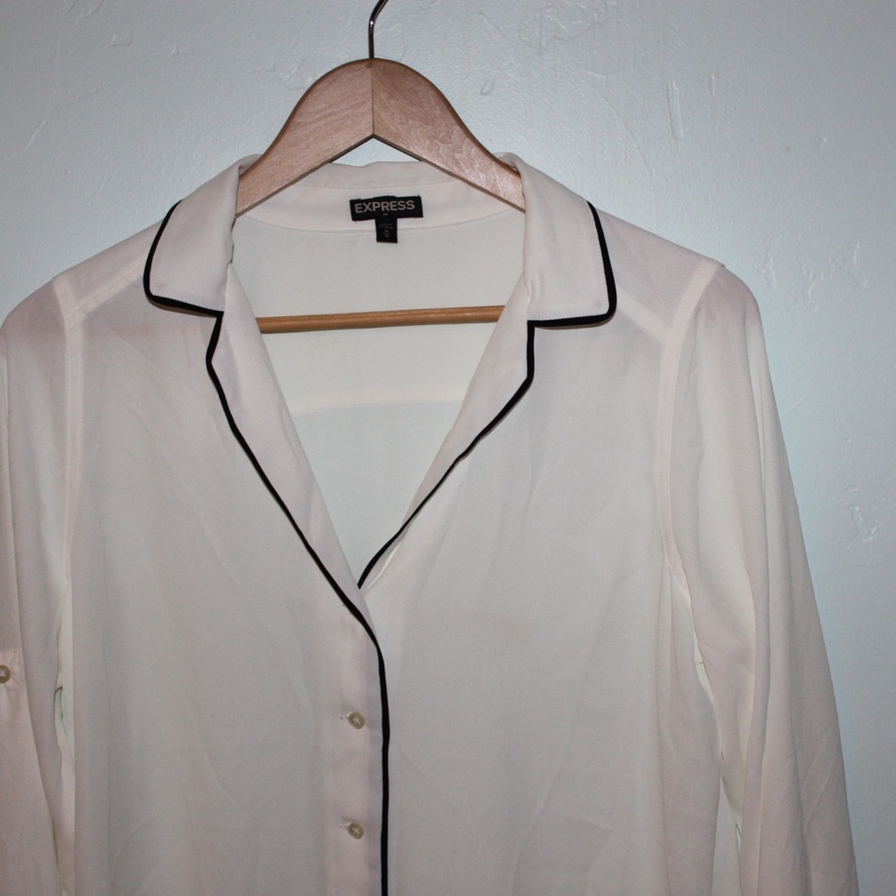 PAJAMA STYLE BLOUSE